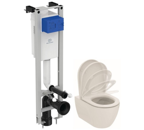 Комплект Ideal Standard Ellisse (унитаз T569201, инсталляция E233267) TE562301