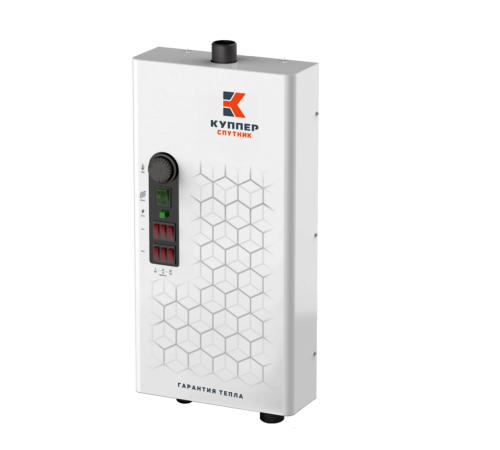 Котел твердотопливный Теплодар Куппер Спутник (2.0)-15 белый 15 кВт АОК1.06.000.00-01/-07