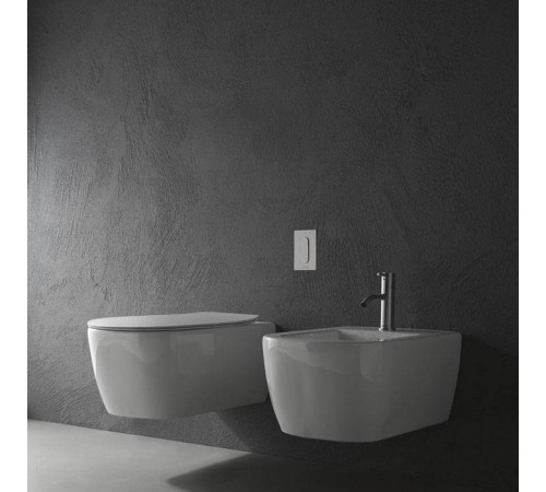 Унитаз подвесной antoniolupi Komodo 54х36х26 см безободковый белый матовый KOMODO3