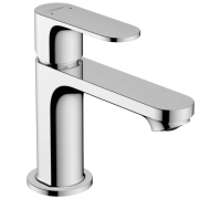 Смеситель для раковины Hansgrohe Rebris S 80 со сливным гарнитуром хром 72510000