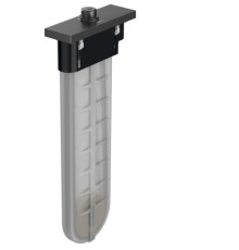 Внешняя часть для шлангового короба Hansgrohe sBox прямоугольная шлифованный черный хром 28010340