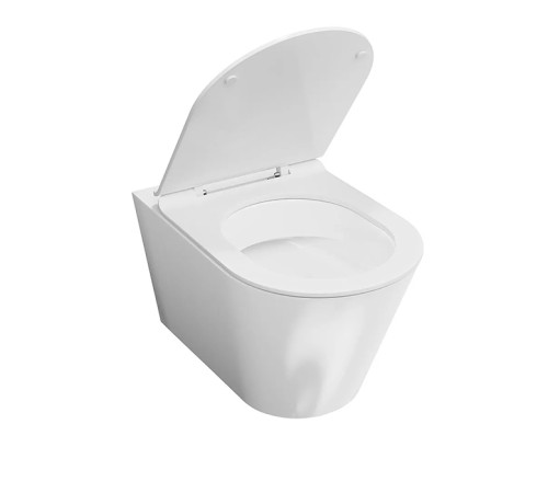 Унитаз подвесной Kerama Marazzi Plaza Modern 36х53 см безободковый KMPMWc53GWh2