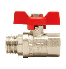 Кран шаровой Smart Install 1/2 ВР/НР бабочка 57131S