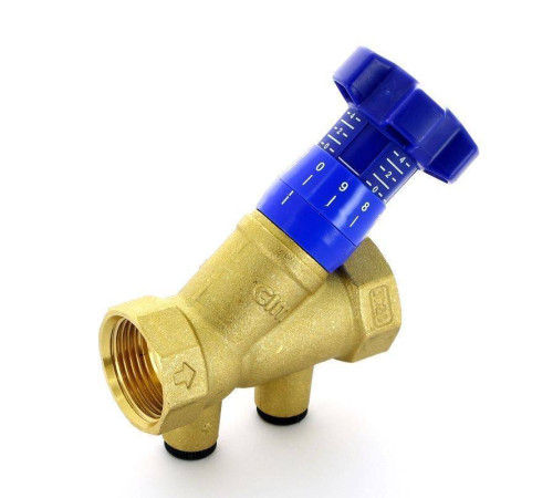 Клапан балансировочный ручной Cimberio CIM 787OT/2R 1 ВВ CIM 787OTR/2P 1