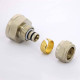 Муфта обжимная никелированная Uni-Fitt 16x3/4 ВР 661N6300