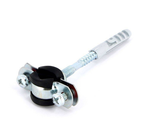 Хомут с резиновым уплотнителем, шпилькой и дюбелем Uni-Fitt 3/8 дюйма (15-19 мм) 850U1800