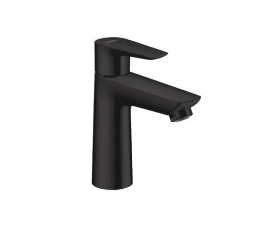 Смеситель для раковины Hansgrohe Talis E 110 с донным клапаном черный матовый 71710670