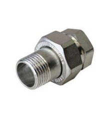 Сгон-американка прямой Elsen TIN 1 НВ латунный с плоским уплотнением EBF26.10T