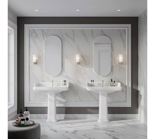 Пьедестал для раковины Kerama Marazzi Pompei белый глянцевый PO.col.01