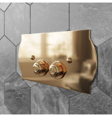 Клавиша смыва для бачков Geberit UP320 Tiffany World TW 300.3 золото TW300.3oro