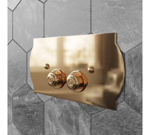 Клавиша смыва для бачков Geberit UP320 Tiffany World TW 300.3 золото TW300.3oro