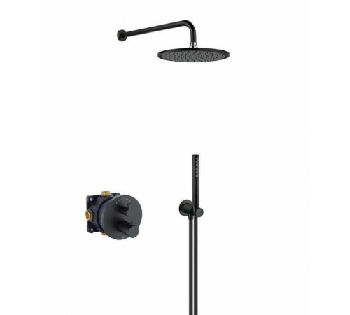 Душевой комплект Kludi Nova Fonte 7 в 1 черный матовый 208313915
