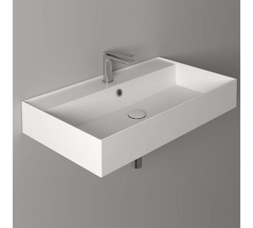 Раковина подвесная Simas Agile 81х46 см 1 отверстие белый AG81 bi*1