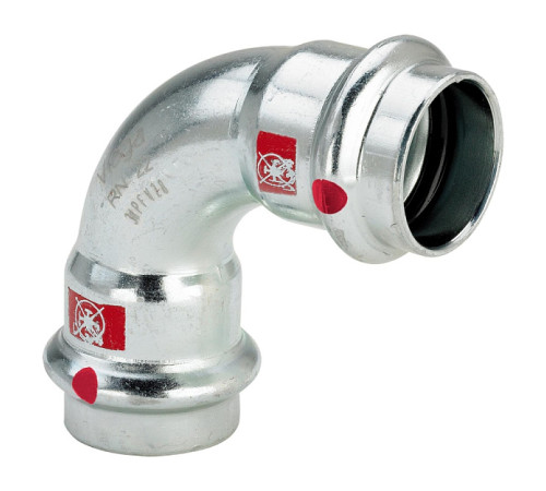 Угольник 90° Viega Prestabo пресс-пресс нелегированная сталь 28 мм 558154