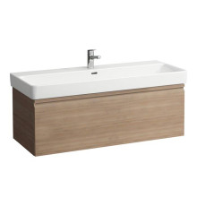 Тумба с раковиной Laufen Pro S 116x45x39.5 см подвесная 1 ящик светлый дуб 8.1496.5.000.104.1/4.8356.2.096.479.1