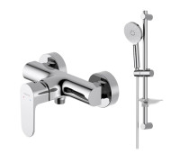 Набор для душа 2 в 1 Aquatek Оберон (AQ1260CR+AQ2014CR) хром AQ1232CR