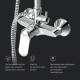Душевая система AM.PM X-Joy S матовый черный F0785C922