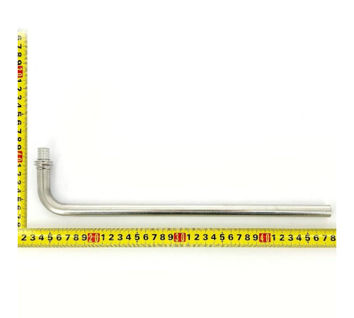 Угольник с трубкой аксиальный Uni-Fitt 16х15 мм L=300 мм 757S6153