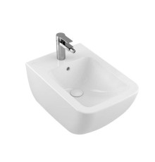 Биде подвесное Villeroy & Boch Venticello 375х560х285 мм CeramicPlus альпийский белый 441100R1