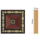Вставка декоративная Decomaster D208-52 120x120x22 мм D208-52