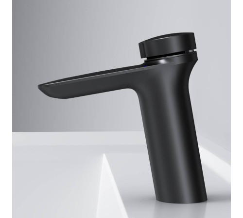 Смеситель для раковины AM.PM Inspire V2.0 TouchReel черный матовый F50A02522
