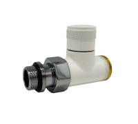 Вентиль запорный прямой SR Rubinetterie Tondera 1/2x3/4E белый 0675-1500VCEA
