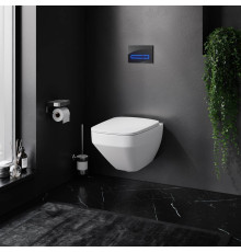 Комплект инсталляции AM.PM с подвесным унитазом FlashClean, сиденьем микролифт и клавишей IS450A38.50A1700