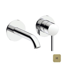 Смеситель для раковины Almar E210054 настенный латунь брашированная PVD E210054.HB