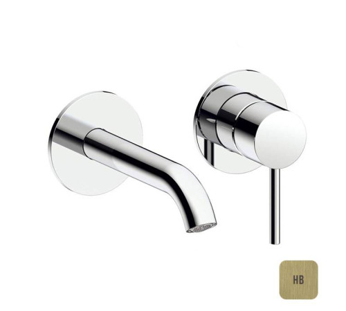 Смеситель для раковины Almar E210054 настенный латунь брашированная PVD E210054.HB