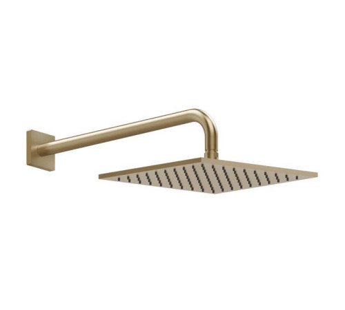 Верхний душ Gessi Rilievo 25х25 см настенный Warm Bronze Br. PVD 59158#726