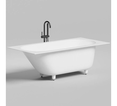 Ванна встраиваемая Salini Ornella Kit 170х80х60 см S-Sense белый глянцевый 102414G