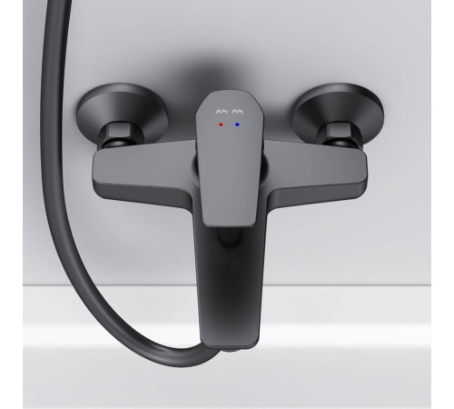 Смеситель для ванны и душа AM.PM Gem черный F90A10022