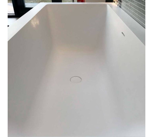 Ванна встраиваемая Knief Shape 170х70х60 см со сливом-переливом click-clack белый матовый 0600-730-01