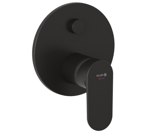 Смеситель для ванны и душа Kludi X1 встраиваемый черный матовый 327593975