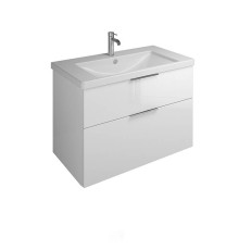 Комплект мебели Burgbad Eqio 93 см с раковиной подвесной белый глянец SEYQ093F2009G0146C001*1