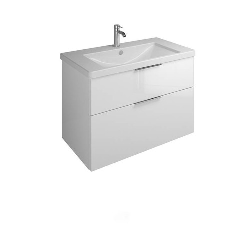 Комплект мебели Burgbad Eqio 93 см с раковиной подвесной белый глянец SEYQ093F2009G0146C001*1