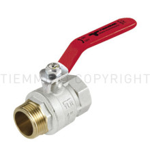 Кран шаровой Tiemme Scirocco Н/В 2 плоская ручка 2310044