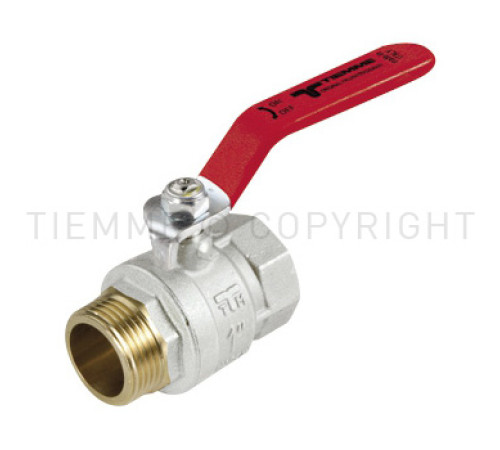 Кран шаровой Tiemme Scirocco Н/В 2 плоская ручка 2310044