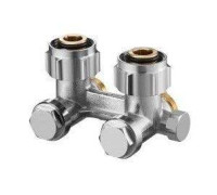 Узел нижнего подключения Oventrop Multiflex F угловой 3/4 НГ x 3/4 HP 1015944