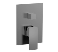 Смеситель встраиваемый AQUAMET Savona на 2 потр. с внутр. частью металл AQM8808GM