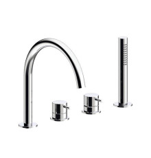 Смеситель на борт ванны Almar на 4 отверстия с ручной лейкой хром E214006.CR