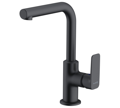 Смеситель для раковины Kludi PureStyle 220 мм Г-излив черный матовый 400243975