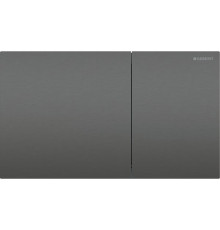 Клавиша смыва Geberit Sigma70 для двойного смыва квадратная хромированный черный 115.622.QD.1