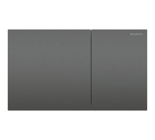 Клавиша смыва Geberit Sigma70 для двойного смыва квадратная хромированный черный 115.622.QD.1