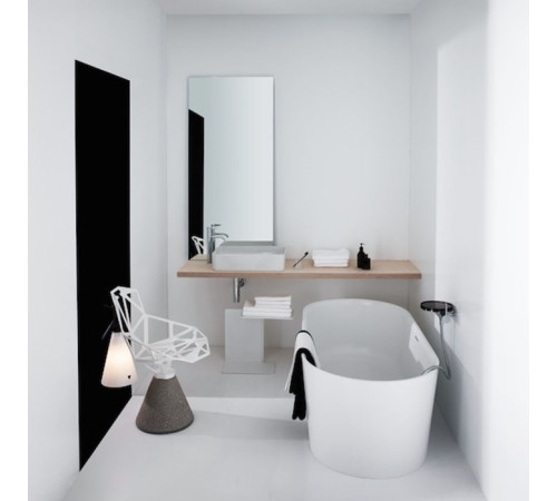 Ванна отдельностоящая Laufen Val 160х75х45 см со сливом-переливом 2.3028.2.000.000.1