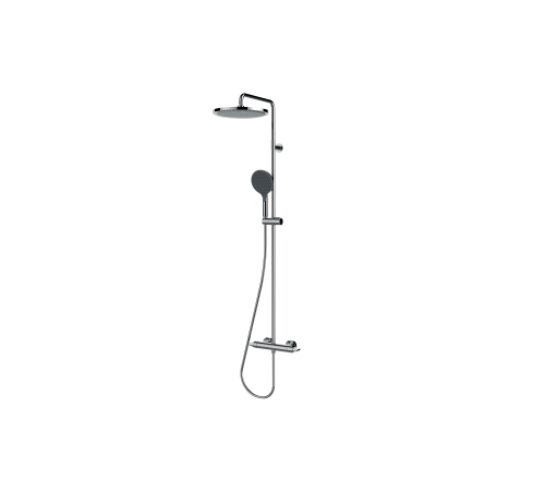 Душевая колонна Bossini Apice L10505.030 с термостатом и верхним душем хром L10505.030
