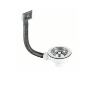 Слив-перелив для раковины McAlpine L=235 мм прямоугольный перелив хром OR2-113S