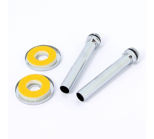 Комплект присоединительный Carlo Poletti 1/2 x 16 x 120 мм хром A54650B