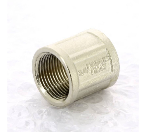 Муфта резьбовая никелированная Tiemme ВР-ВР 3/4 1500150