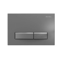 Клавиша смыва Allen Brau Fantasy 24.5x16.5 см серебро 9.20003.MG